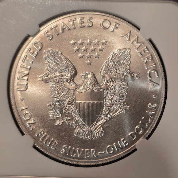 2021 American Silver Eagle Heraldic Eagle T-1 NGC MS70 Early Releases - Picture 4 of 5